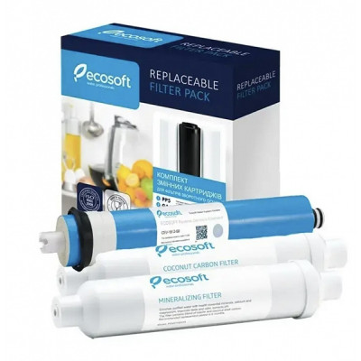 Комплект Ecosoft 6 картриджів для зворотного осмосу