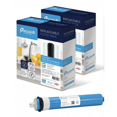 Комплект Ecosoft PP5-GAC-PP1 (х2) + Мембрана Екософт 1 шт