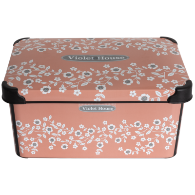Контейнер Violet House 0647 Decor Powder Flower 10 л Контейнер Violet House 0647 Decor Powder Flower 10 л