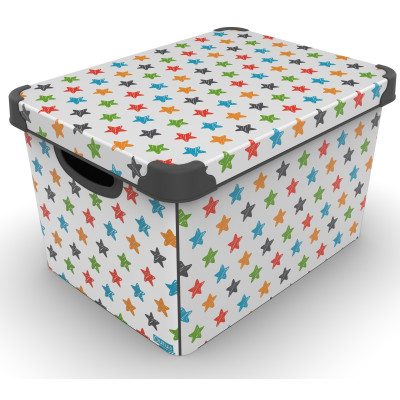 Контейнер Qutu Style Box Colored Stars, 20л