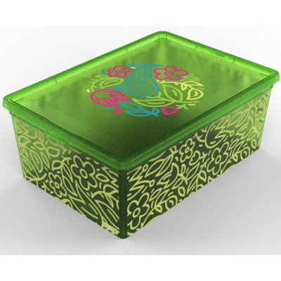 Контейнер Qutu Light Box Flouresent Green, 10л