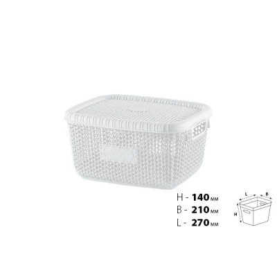Кошик VIOLET HOUSE WHITE Віолетта