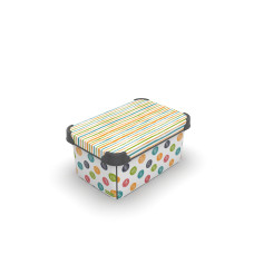 Контейнер Qutu Style Box Colored Zigzag, 5 л