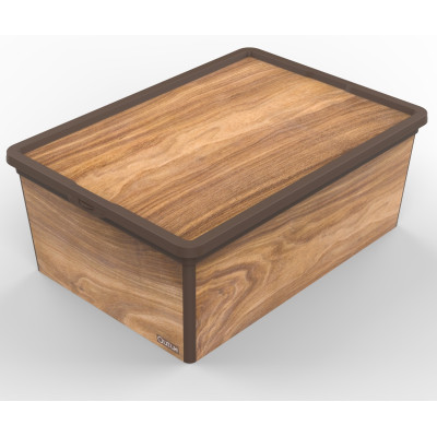 Контейнер Qutu Trend Box Wood, 10л