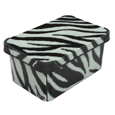 Контейнер Qutu STYLE BOX ZEBRA, 5 л
