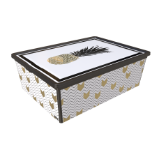 Контейнер Qutu Trend Box Pineapple Life, 25 л