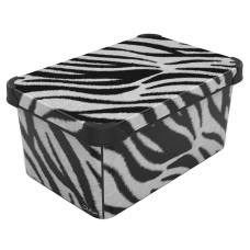 Контейнер Qutu STYLE BOX ZEBRA, 10 л