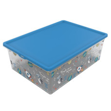 Контейнер Qutu LIGHT BOX SPACE FUN, 25 л