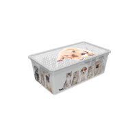 Контейнер Qutu Light Box Cats and Dogs, 5 л