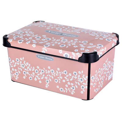 Контейнер Violet House 0647 Decor Pink Flowers 10 л