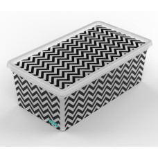 Контейнер Qutu Light Box Zig Zag, 5л