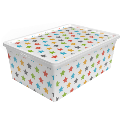 Контейнер Qutu Trend Box Colored Star 10 л