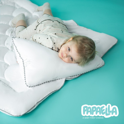 Набор детский для сна SUPER SOFT ТM PAPAELLA одеяло 100х135 см и подушка 40х60 см, аналог лебяжьего пуха ( 8-34923 )