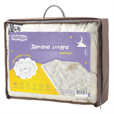 Ковдра дитяча вовняна Wool ТM PAPAELLA 100х135 см ( 8-11679 ) Ковдра дитяча вовняна Wool ТM PAPAELLA 100х135 см ( 8-11679 )