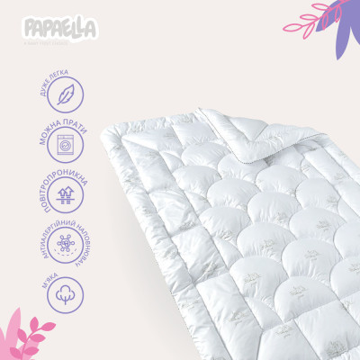 Ковдра дитяча аналог лебединого пуху Super Soft ТM PAPAELLA 100х135 см ( 8-11863 )