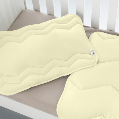 Ковдра дитяча в ліжечко Comfort ТM PAPAELLA 100х135 см зигзаг/молоко ( 8-8723*006 ) Ковдра дитяча в ліжечко Comfort ТM PAPAELLA 100х135 см зигзаг/молоко ( 8-8723*006 )