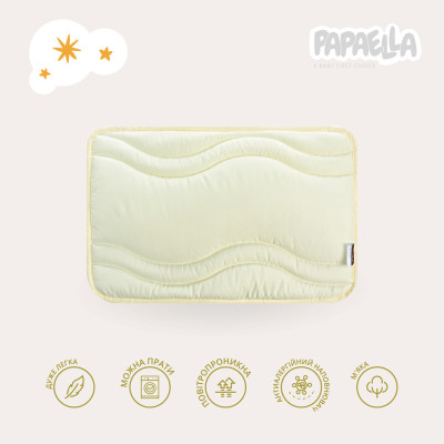 Набір дитячий у ліжечко Comfort ТM PAPAELLA ковдра 100х135 см і подушка 40х60 см зигзаг/молоко ( 8-29611*004 ) Набір дитячий у ліжечко Comfort ТM PAPAELLA ковдра 100х135 см і подушка 40х60 см зигзаг/молоко ( 8-29611*004 )