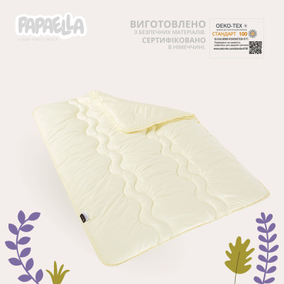 Набір дитячий у ліжечко Comfort ТM PAPAELLA ковдра 100х135 см і подушка 40х60 см зигзаг/молоко ( 8-29611*004 ) Набір дитячий у ліжечко Comfort ТM PAPAELLA ковдра 100х135 см і подушка 40х60 см зигзаг/молоко ( 8-29611*004 )