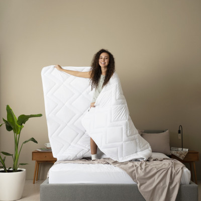 Ковдра NORDIC COMFORT літня ТМ IDEIA 155х210 см білий ( 8-34653*001 )