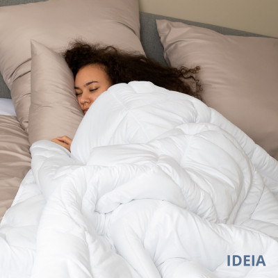 Ковдра NORDIC COMFORT антиалергенна всесезонна ТМ IDEIA 200х220 см біла ( 8-34651*001 )