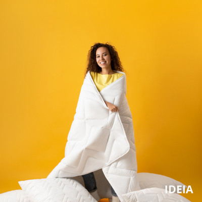 Ковдра NORDIC COMFORT антиалергенна всесезонна ТМ IDEIA 200х220 см біла ( 8-34651*001 )