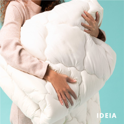 Ковдра WOOLLY вовняна IDEIA зимова 140х210 см, вовна, тепла ковдра, натуральна, овеча вовна, супер тепле ( 8-34174 )