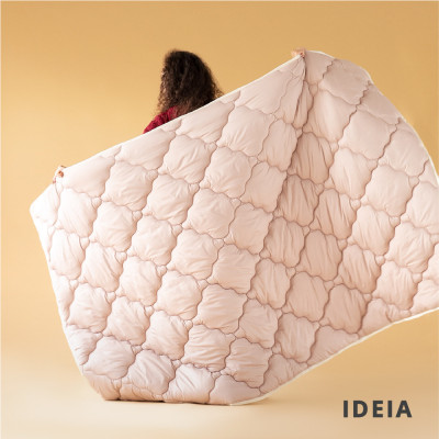 Ковдра WOOLLY вовняна IDEIA зимова 175х210 см, вовна, тепла ковдра, натуральна, овеча вовна, супер тепле ( 8-34175 )