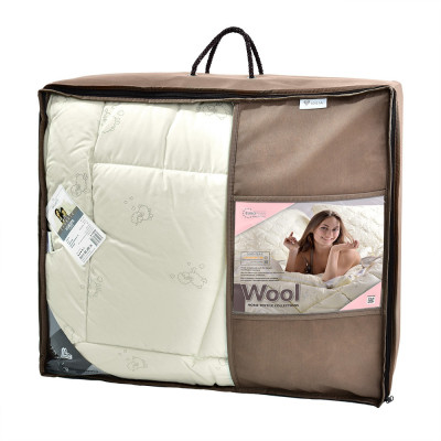 Ковдра Wool Classic вовняна IDEIA зимова 175х210 см, вовна, тепла ковдра, натуральна, овеча вовна ( 8-11817 )