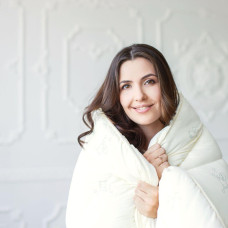 Ковдра Wool Classic вовняна IDEIA зимова 175х210 см, вовна, тепла ковдра, натуральна, овеча вовна ( 8-11817 )