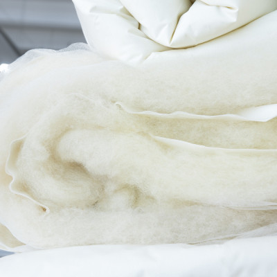 Ковдра Wool Premium TM IDEIA двошарова вовняна зимова 140*210 см ( 8-11535*001 )