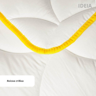 Ковдра ПОПКОРН зимова ТМ IDEIA 200x220 см з кукурудзяним наповнювачем біла ( 8-35046*001 )
