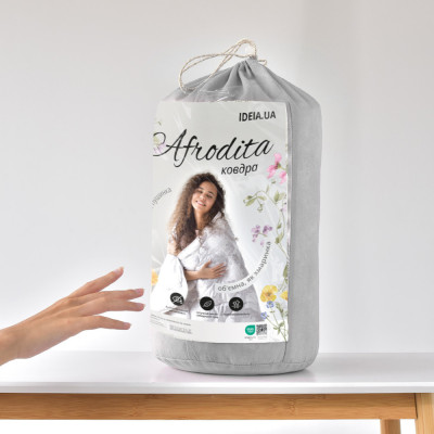 Ковдра Afrodita всесезонна IDEIA 200х220 см аналог лебединого пуху принт ( 8-33731*001 )