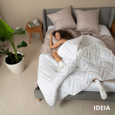 Ковдра NORDIC COMFORT всесезонна ТМ IDEIA 140х210 см біла ( 8-34648*001 )
