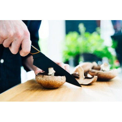 Кухонний ніж Fiskars Edge кухарський 19 см Black 1003094 Кухонний ніж Fiskars Edge кухарський 19 см Black 1003094