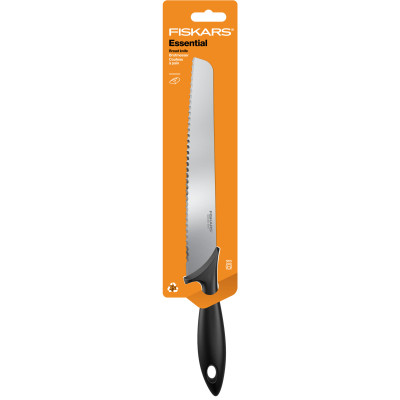 Кухонний ніж Fiskars Essential для хліба 23 см Black 1065564 Кухонний ніж Fiskars Essential для хліба 23 см Black 1065564