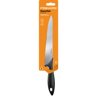Кухонний ніж Fiskars Essential універсальний 21 см Black 1065566 Кухонний ніж Fiskars Essential універсальний 21 см Black 1065566