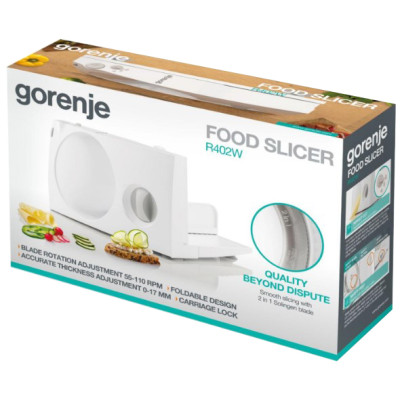 Дискова cкиборізка Gorenje R402W Дискова cкиборізка Gorenje R402W