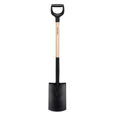 Лопата пряма з дерев'яною ручкою Fiskars Solid™ (1066722)