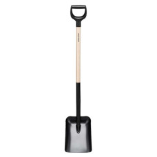 Лопата совкова з дерев'яною ручкою Fiskars Solid™ (1066723)