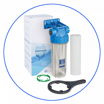 Магистральный фильтр Aquafilter FHPR1-B1-AQ картридж в комплекте