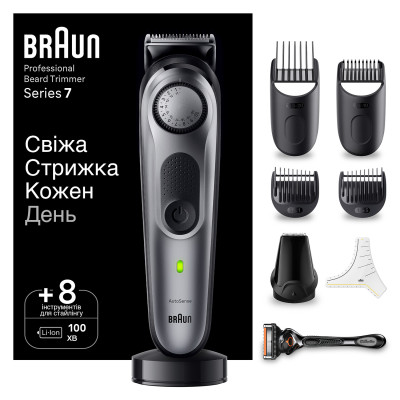 Тример для бороди та вусів Braun BeardTrimmer BT7420