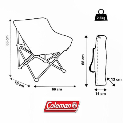 Стілець Coleman Kickback, синій Стілець Coleman Kickback, синій