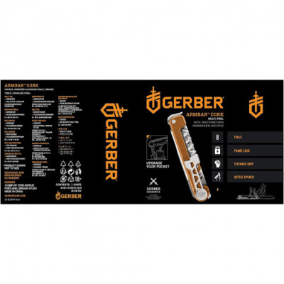 Мультитул Gerber ArmBar Cork Orange 30-001582 (1052453)