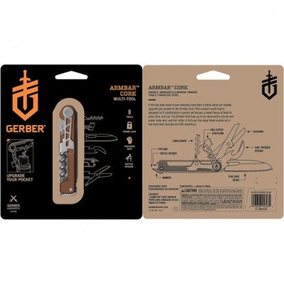 Мультитул Gerber ArmBar Cork Orange 30-001582 (1052453)