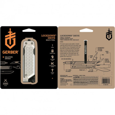 Мультитул Gerber Lockdown Drive 31-003705 (1052457)