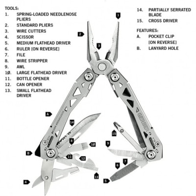 Мультитул Gerber Suspension NXT Multi-Tool 31-003683 (1027871)
