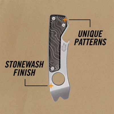 Мультитул брелок відкривачка Gerber Chonk Micarta - Graphite 31-004144 (1064440)