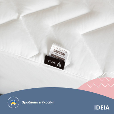 Наматрацник NORDIC COMFORT LUXE 200х200х35 см пл 250 ТМ IDEIA стьобаний натяжний з бортом по периметру ( 8-34971 )