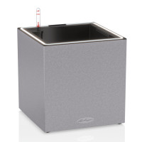 Вазон CANTO Stone 30 low Led (сірий камінь)