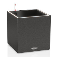Вазон CANTO Stone 30 low Led (графіт)